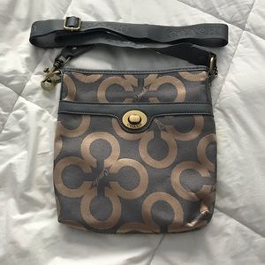 Coach canvas crossbody
